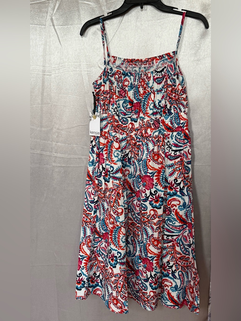 Floral Paisley Tiered Summer Skirt - Multicolor - Picture 4 of 4